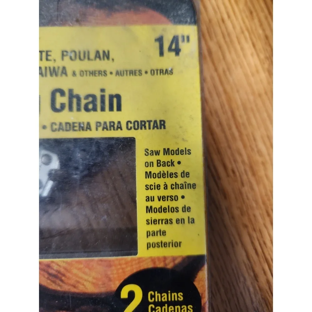 2 Pk Oregon S52T 14-Inch Chainsaw Chains Fits Sears, Echo, Homelite, Poulan, Etc
